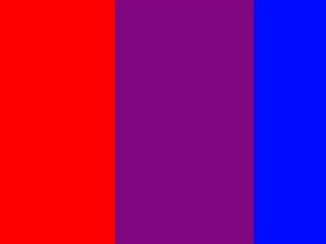 蓝色和红色混合是什么颜色?