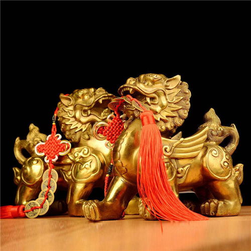 头上只有一只角或是两角中间有鬃毛的,有翅膀或是翅膀大的,是公貔貅