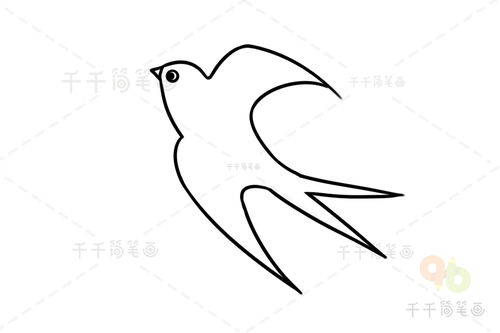 如何简笔画出燕子?