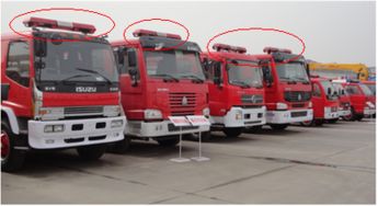 消防车和消火栓的颜色是