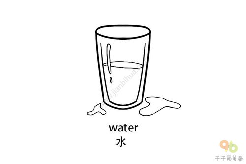 water的简笔画图片