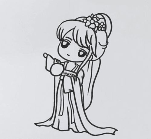 怎么画古装的鞋子还有古装的衣服