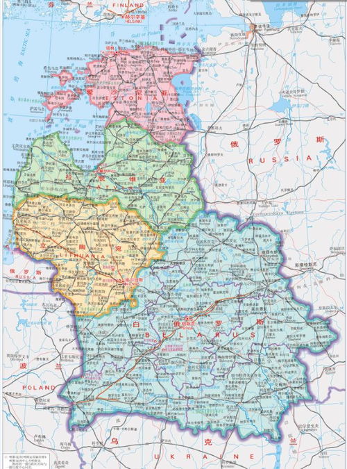 立陶宛地图位置图片