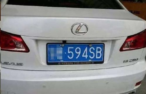 sb车牌号白色车牌代表什么意思