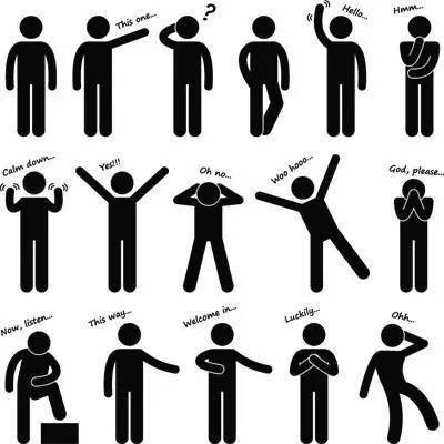 常见的肢体语言