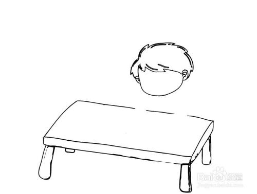 桌子怎么画简笔画图片又简单(桌子咋画简笔画)