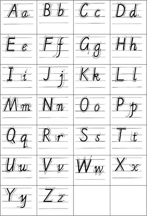 26个英语字母的大小写分别是什么?