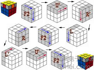 三阶魔方公式第三层十字架三阶魔方公式第三层图解
