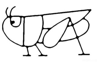 蚂蚱怎么画简单蚂蚱怎么画简单又漂亮