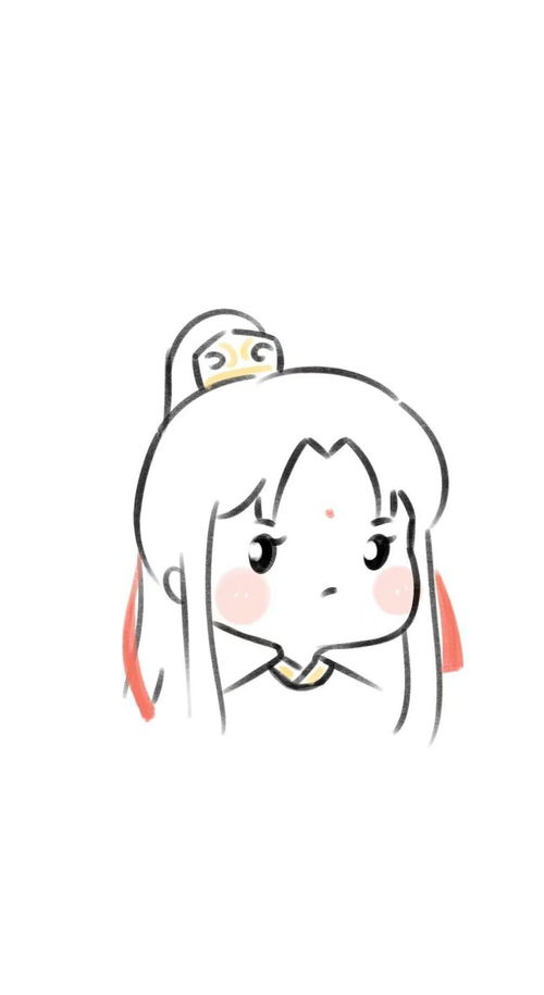 魔道祖师简笔画q版超简单魔道祖师简笔画q版