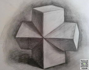 立体图形素描画图片大全立体图形素描画