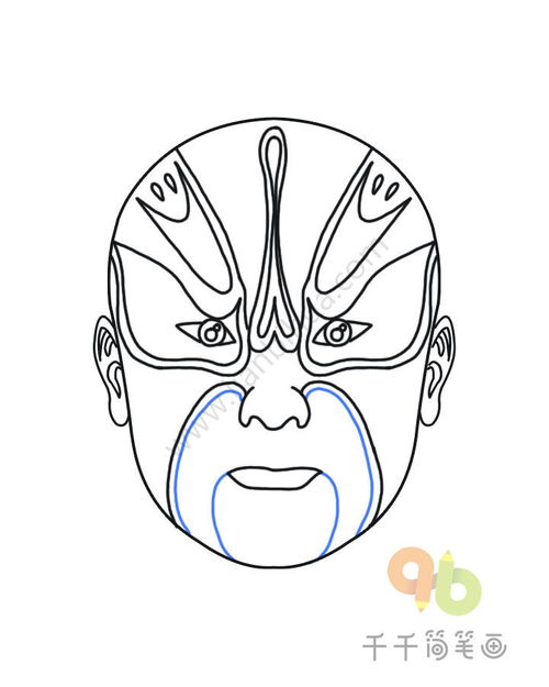 脸谱怎么画的又简单又漂亮脸谱怎么画图片简单