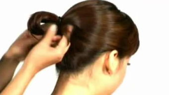 怎么用发簪盘头发