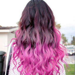 怎么染渐变色头发