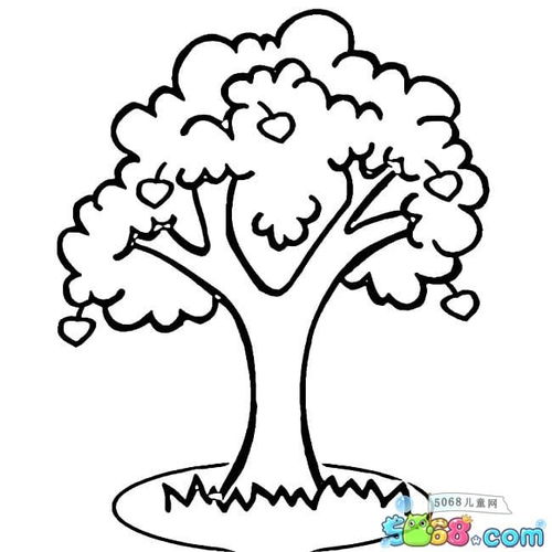 怎样画一棵简单的树一棵树怎么画简单