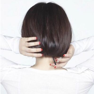 如何将长发变短发不用剪?