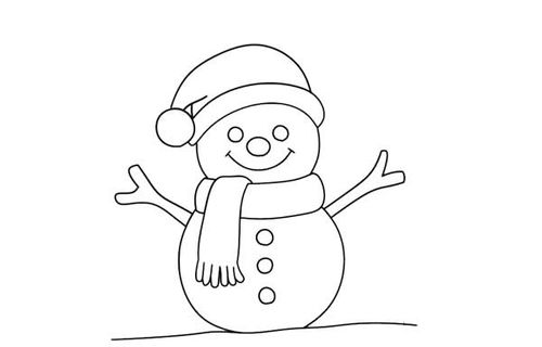 简笔画雪人的画法图片,画雪人的简笔画步骤_竞价网