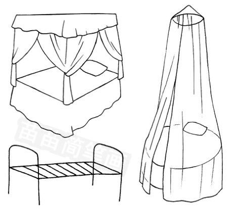 床怎么画简笔画床怎么画又漂亮又简单女生