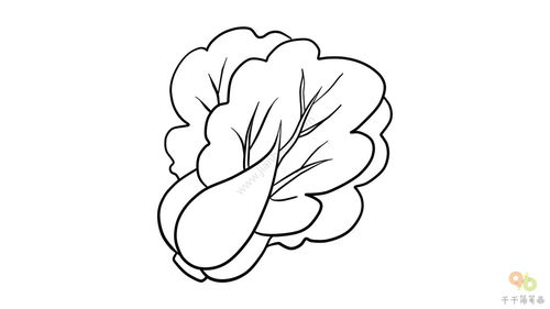 菜简笔画 简单,一盘菜简笔画_竞价网