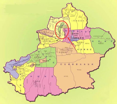 新疆库尔勒地理位置图片
