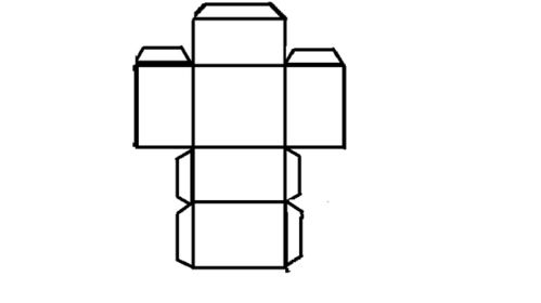 正方形盒子简笔画图片