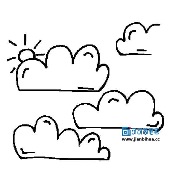 白云怎么画