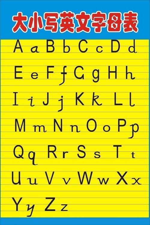 24个字母表大小写字母怎么读