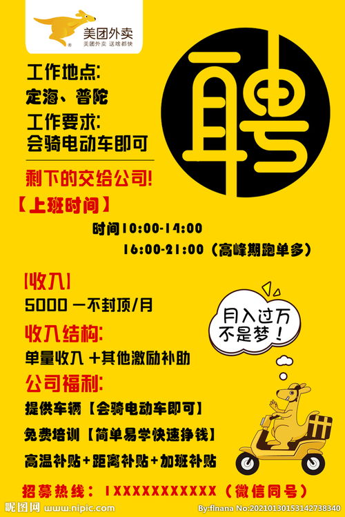 美团骑手招聘条件