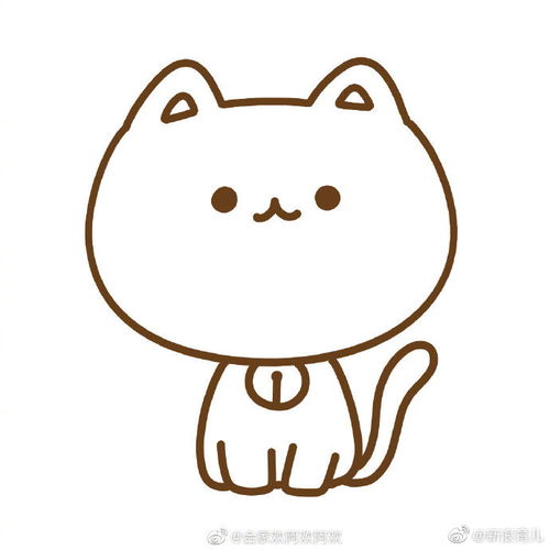 猫咪简笔画头像