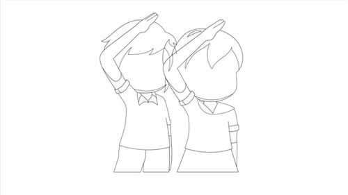 敬礼怎么画 侧身