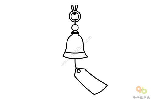 风铃简笔画图片大全 漂亮