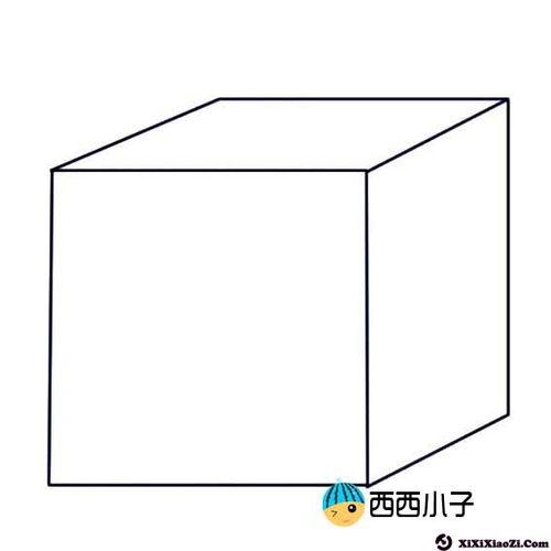 正方体简笔画图片大全