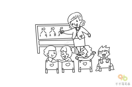 幼儿园学校 幼儿园简笔画怎么画