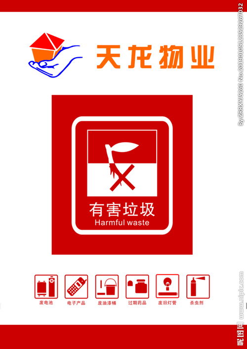 有害垃圾的标志是什么?