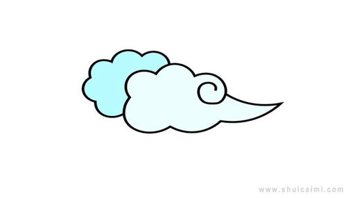 仙气云朵的画法图片