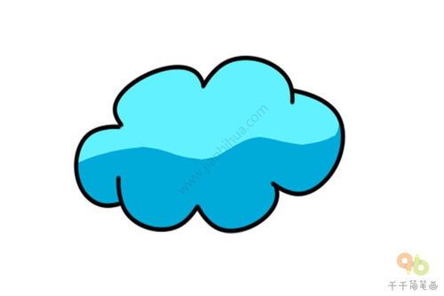 画白云的简笔画图片,云的简笔画图片大全大图