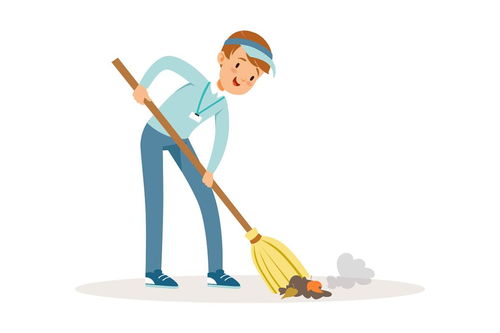 打扫房间的英文用现在分词怎么写?