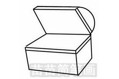 宝箱简笔画 卡通,海盗宝箱简笔画_竞价网