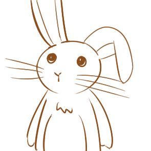 怎么画可爱的眼睛兔子图片