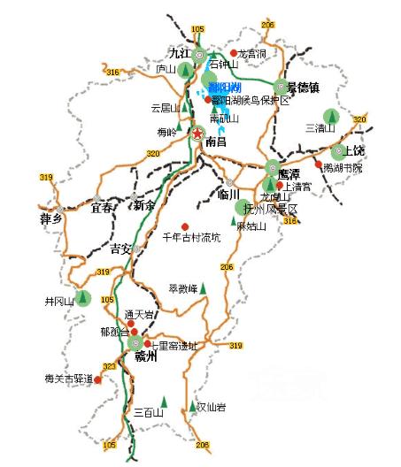 江西井冈山地理位置图片