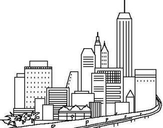 城市怎么画 城市简笔画教程