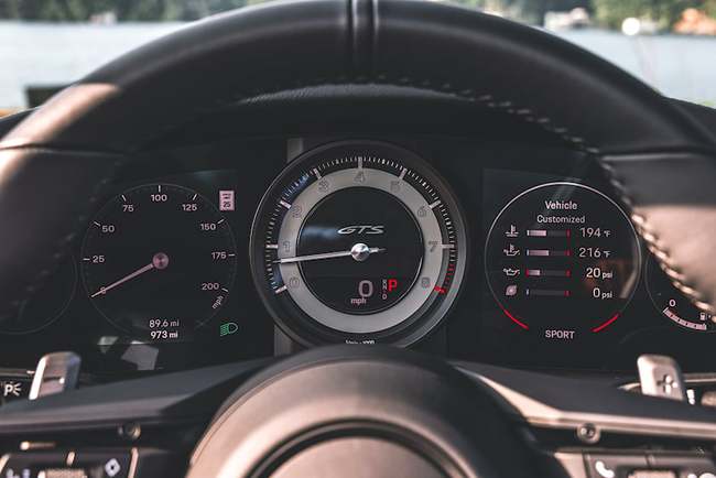 保时捷5个仪表盘代表什么