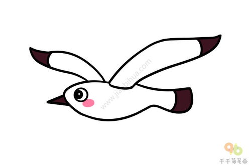 海鸥怎么画 一步一步