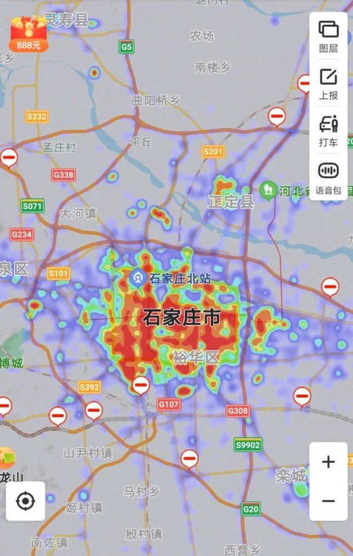 高德地图中的热力图是什么功能