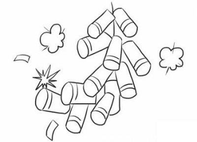 新年怎么画漂亮又简单 二年级