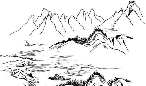 简笔画山水风景是怎么画的