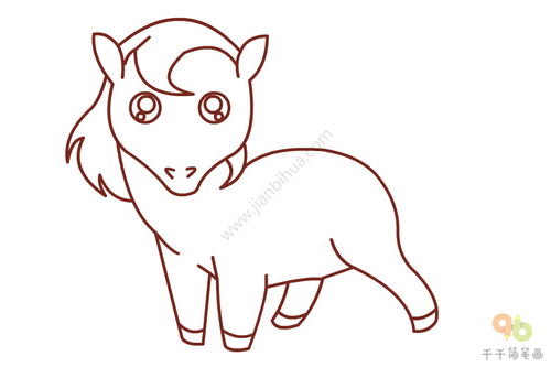 三步画马图片,三步画马表情包_竞价网