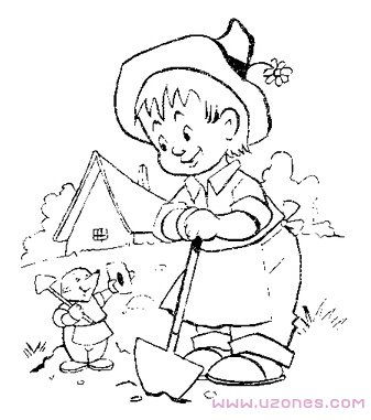 菜园简笔画_竞价网