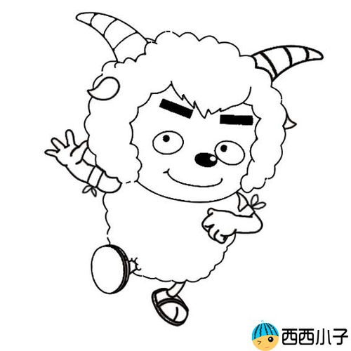 沸羊羊简笔画图片,沸羊羊简笔画q版_竞价网