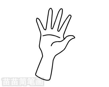 手简笔画怎么画